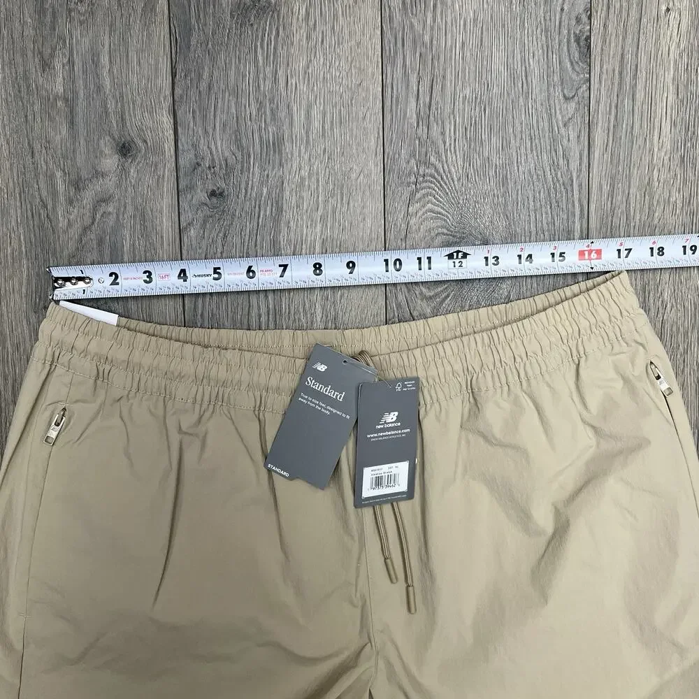 New Balance Shorts Sz XL Mens Light Brown Woven 5